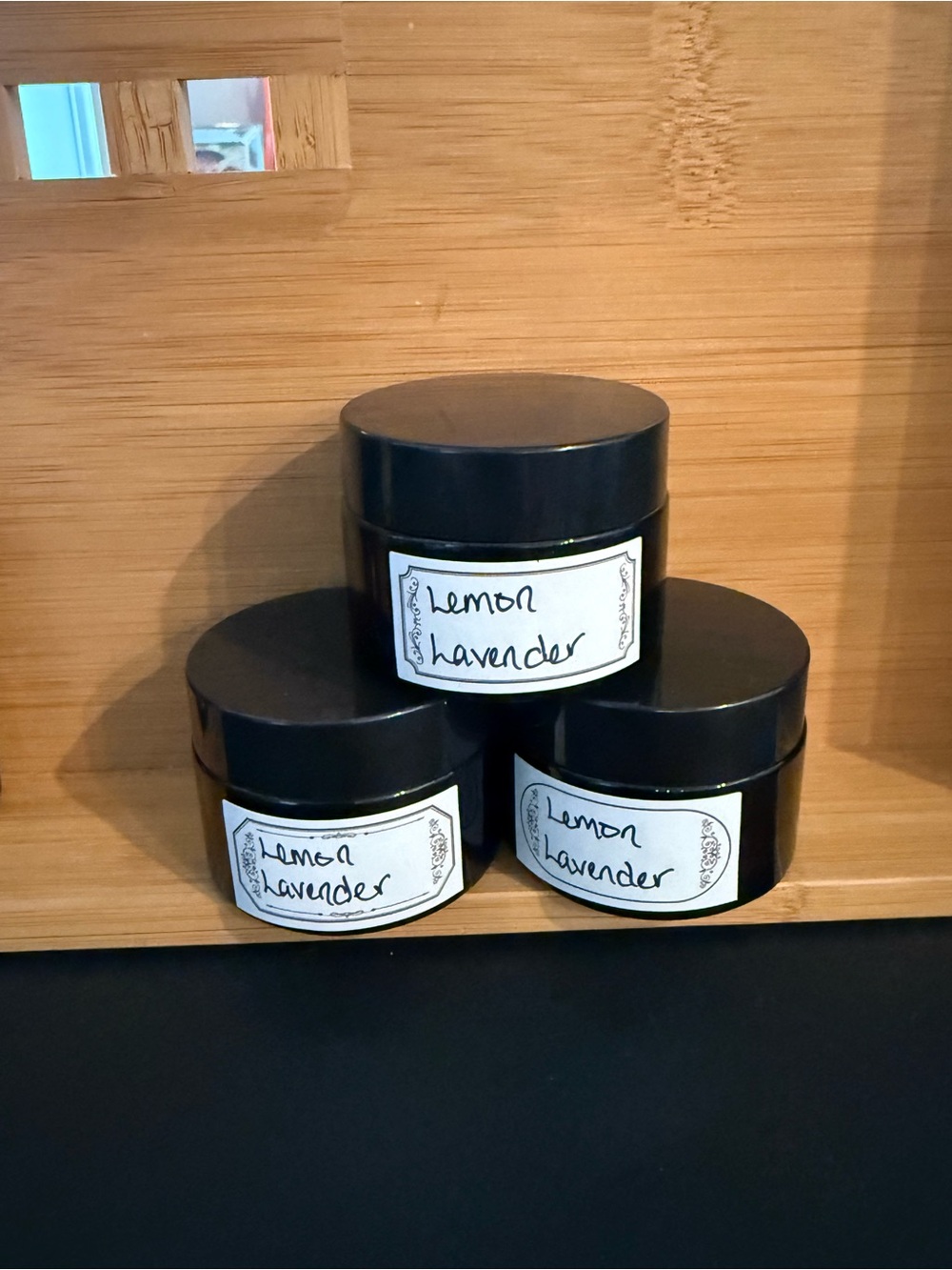 Lemon Lavender Essential Oil Hand & Body Sugar Scrubs 1 oz- Handmade NWT
